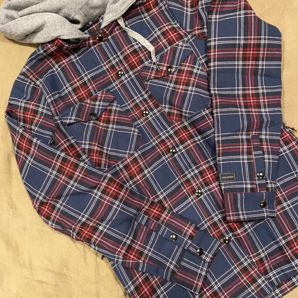 NWOT. Volcom winter flannel jacket